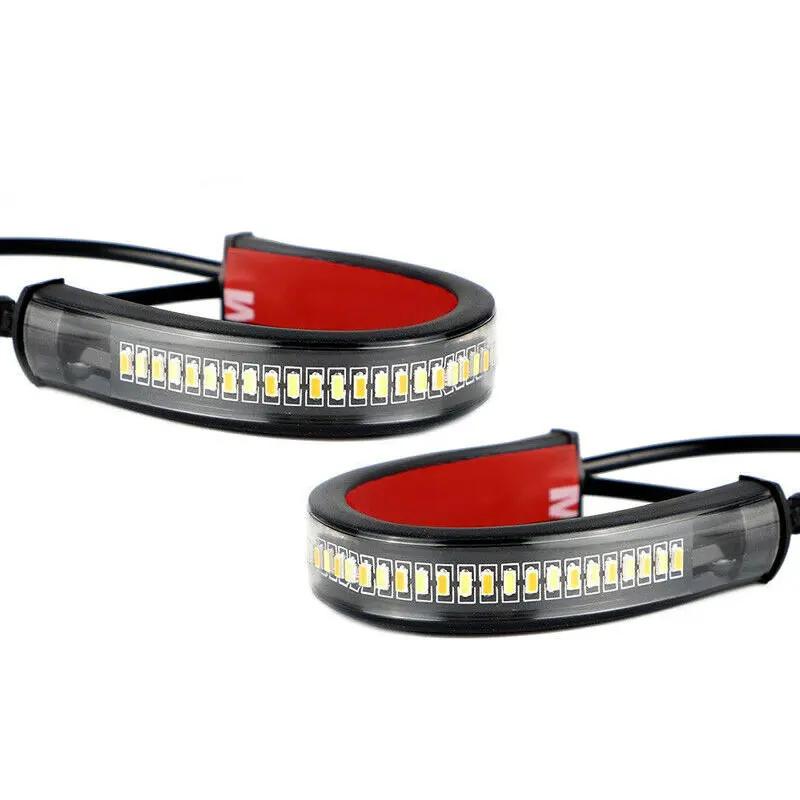 1/2PCS Universal LED Motorcycle Turn Signal Light 12v Waterproof Amber Flasher Indicator Blinker Rear Lights Lamp Accessories