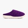 Subu Subu Re  Purple  Sr 03  Recycled Down Brushed Padded Slippers