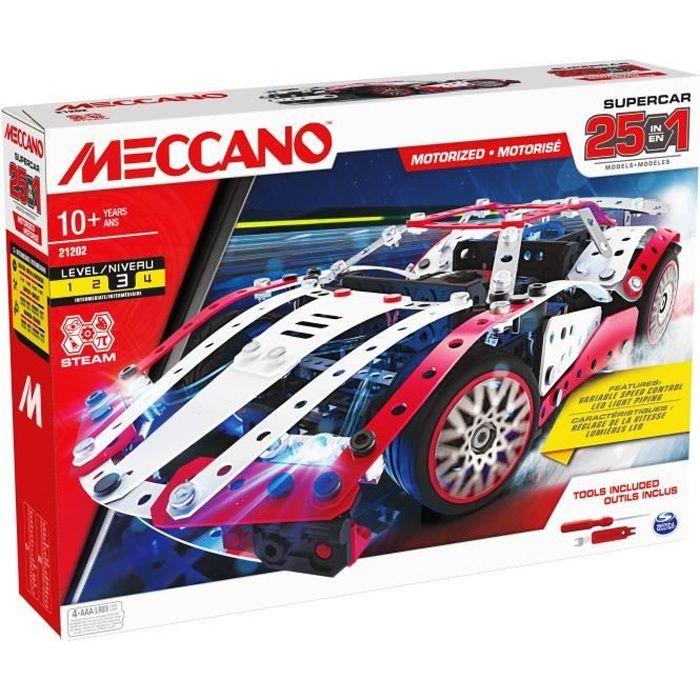 Meccano - supercar 25 modèles motorisés