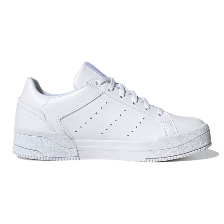 Adidas Court Tourino J Triple White Kids Sneakers Cloud-White H00764