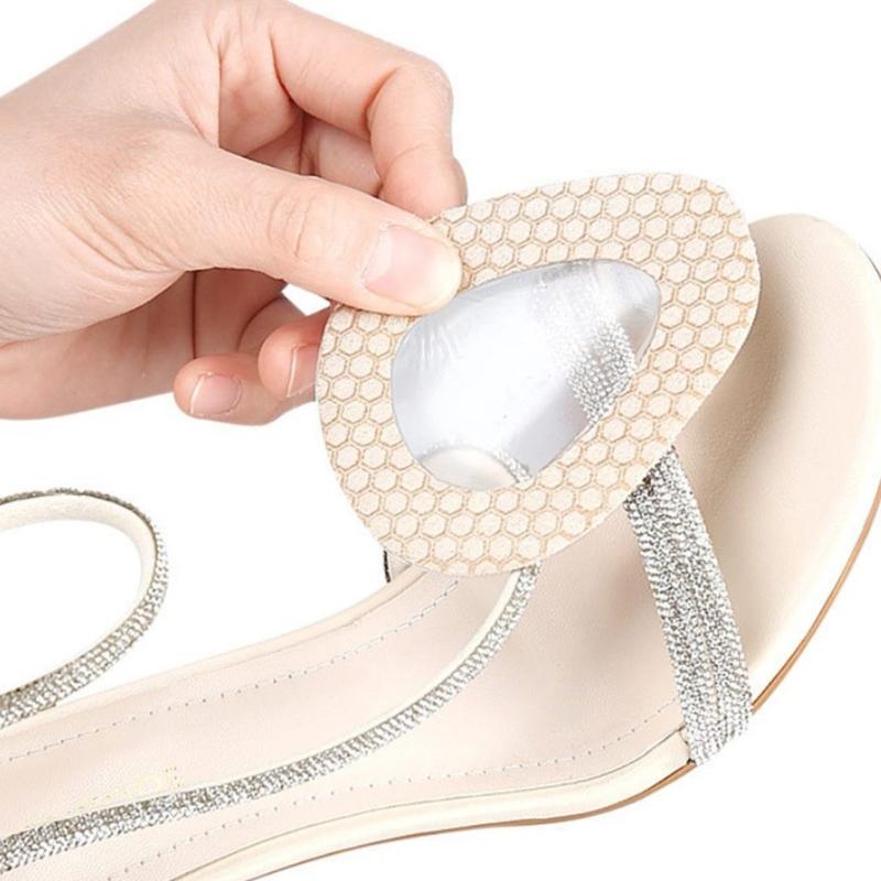 4Pairs Gel Forefoot Cushions Anti Blister Adhesive Insoles Heel Protectors Pad For Women High Heel Dress Shoe Accessory