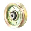 For Craftsman Mower Idler Pulley Compatible with 42 Deck 3 7/8 Diameter 1 1/4 Overall Height 3/8 Mounting Hole