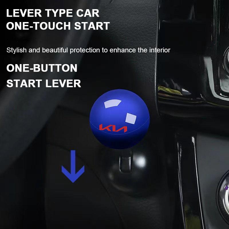 One-Touch Button Rocker Car Engine Push Start Stop Lever For Kia Ceed Sorento Sportage Niro Optima Picanto Rio Morning Forte K8
