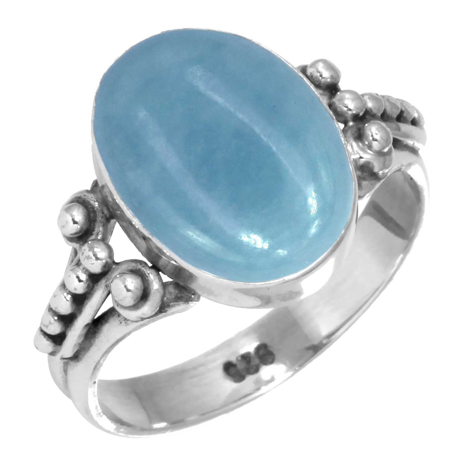

Кольцо из стерлингового серебра 925 пробы с драгоценными камнями, ювелирные изделия ручной работы, подарок на годовщину, амазонит, ангелит, голубой опал, ботсванский агат, мохаве, лазурит, хризоколла 5