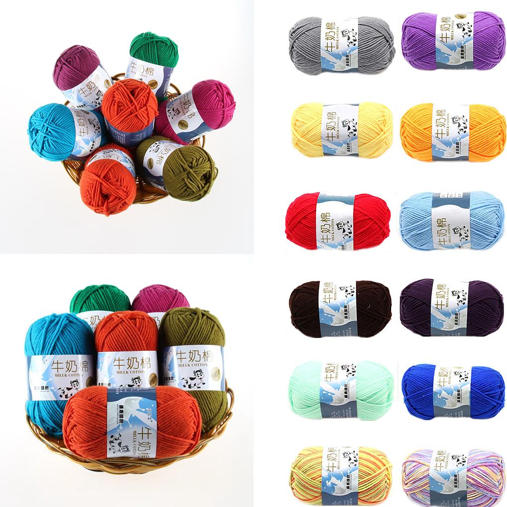 Baby Soft New 1 Ball X 50g Special Thick Worsted 100% Cotton HAND Knitting Yarn