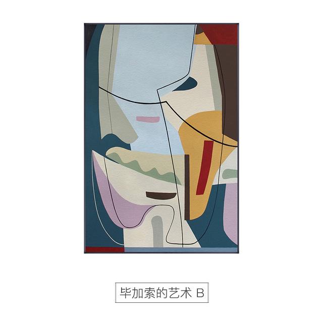 Abstract Line By Picasso Famous Prints and Posters Canvas Paintings Minimalist Wall Art Pictures for Living Room Home Decor No Frame