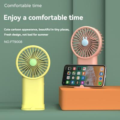2024 New Handheld Small Fan Rechargeable Mini USB Desktop Electric Fan for Students Silent and Convenient Portable Fan
