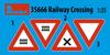 Miniart Railroad Crossing and Barrier Plastic Model MA35666 1/35 (Diorama)