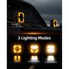2pcs LED Work Light White Amber Driving Fog Light Daytime Running Light Led Light Bar For Car Truck Pickup Boat Suv Off Road Neon Lights 4