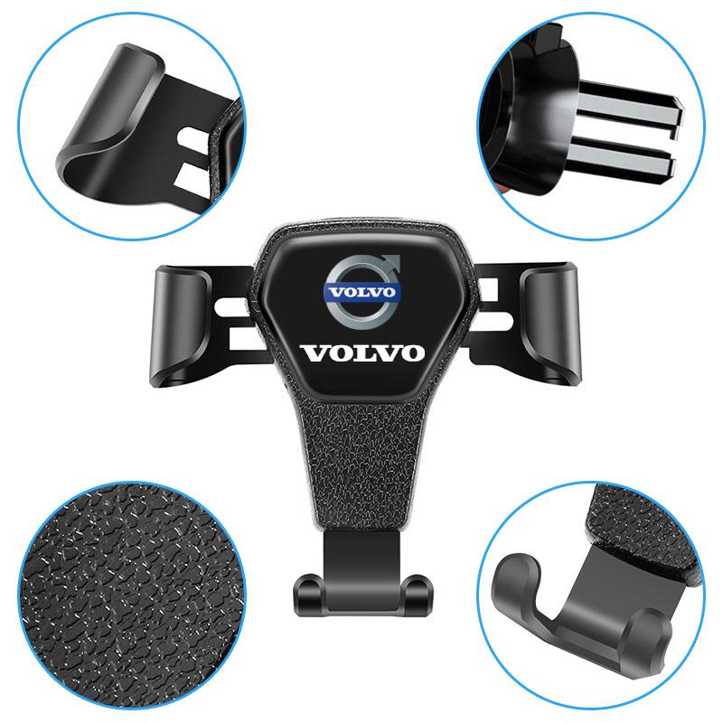 Für Volvo XC90 XC60 V50 S60 V70 V60 V40 S90 olestar AWD XC40 S80 T6 V90 Auto Schwerkraft Handyhalter Lüftungsschlitz GPS Ständer Zubehör