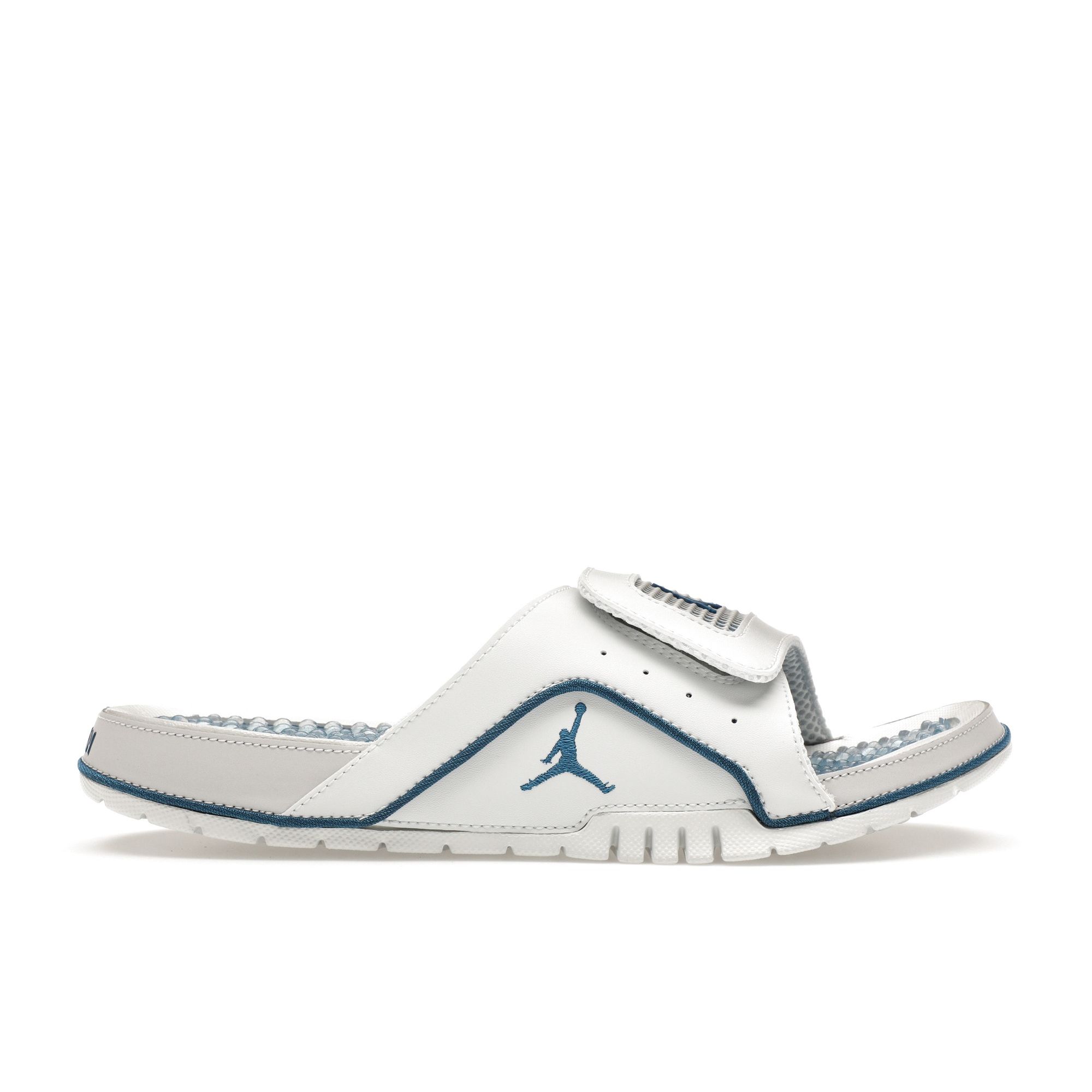 Шлепанцы Air Jordan Hydro 4 Retro Slide Military Blue Industrial Blue Мужские Шлепанцы 532225-141 47.5