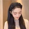 Fashion Pleated Hair Hoop Hair Bands for Women Girls Solid Color Headbands Designer Wide Hairband Hair Accessories Headwear Gift