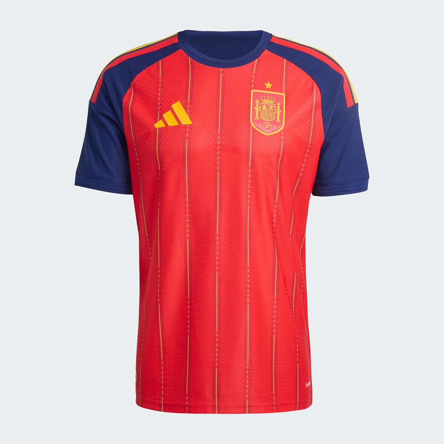 Adidas Originals Spain Team Men s and Women s Slim Fit Round Neck Competition Sports T-Shirt JN4366 175 96A M