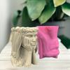 Goddess Concrete Silicone Pot Mold Succulent Flowerpot Clay Cement Plaster Molds DIY Home Garden Flower Pots Mould