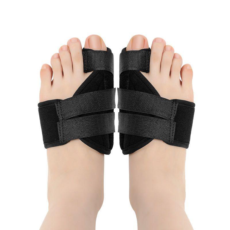 

Бандаж для большого пальца стопы при вальгусной деформации, коррекция косточки большого пальца стопы с фиксированной поддержкой под давлением, пружинное разделение One size, one pair
