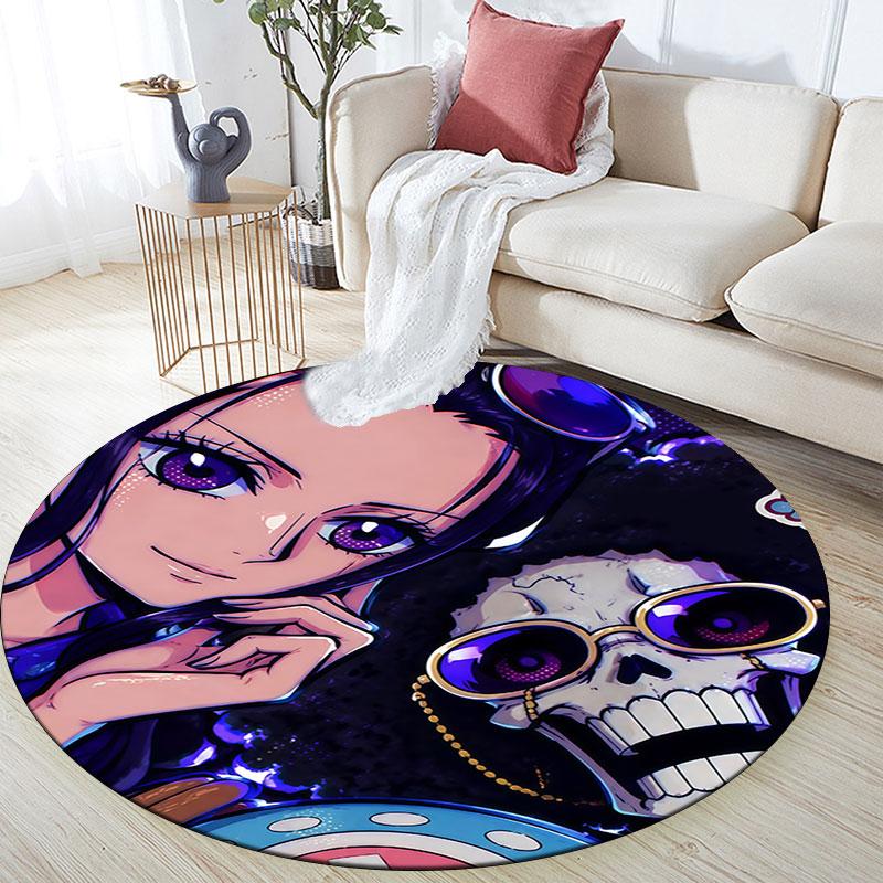 Nico Robin,Round Area Rug,Carpet Rug for Living Room Bedroom Sofa Playroom Decor,Non-slip Floor Mat