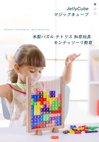 Tetris Montessori Educational Toy, Tetris Building Blocks, Wooden Puzzle, Labyrinth Ball, Brain Training, Time Killer, Educational Puzzle, Intelligenc