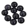5-10 Stück Naturstein Cabochon Schwarzer Sandstein Rund Flachboden Cabochon Perlen Zur Schmuckherstellung DIY Ring Anhänger Zubehör