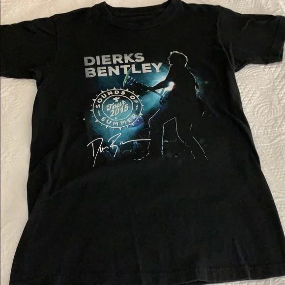 Dierks Bentley sounds summer tour 2015 T Shirt Black All Size KK268 Unisex T-Shirt S