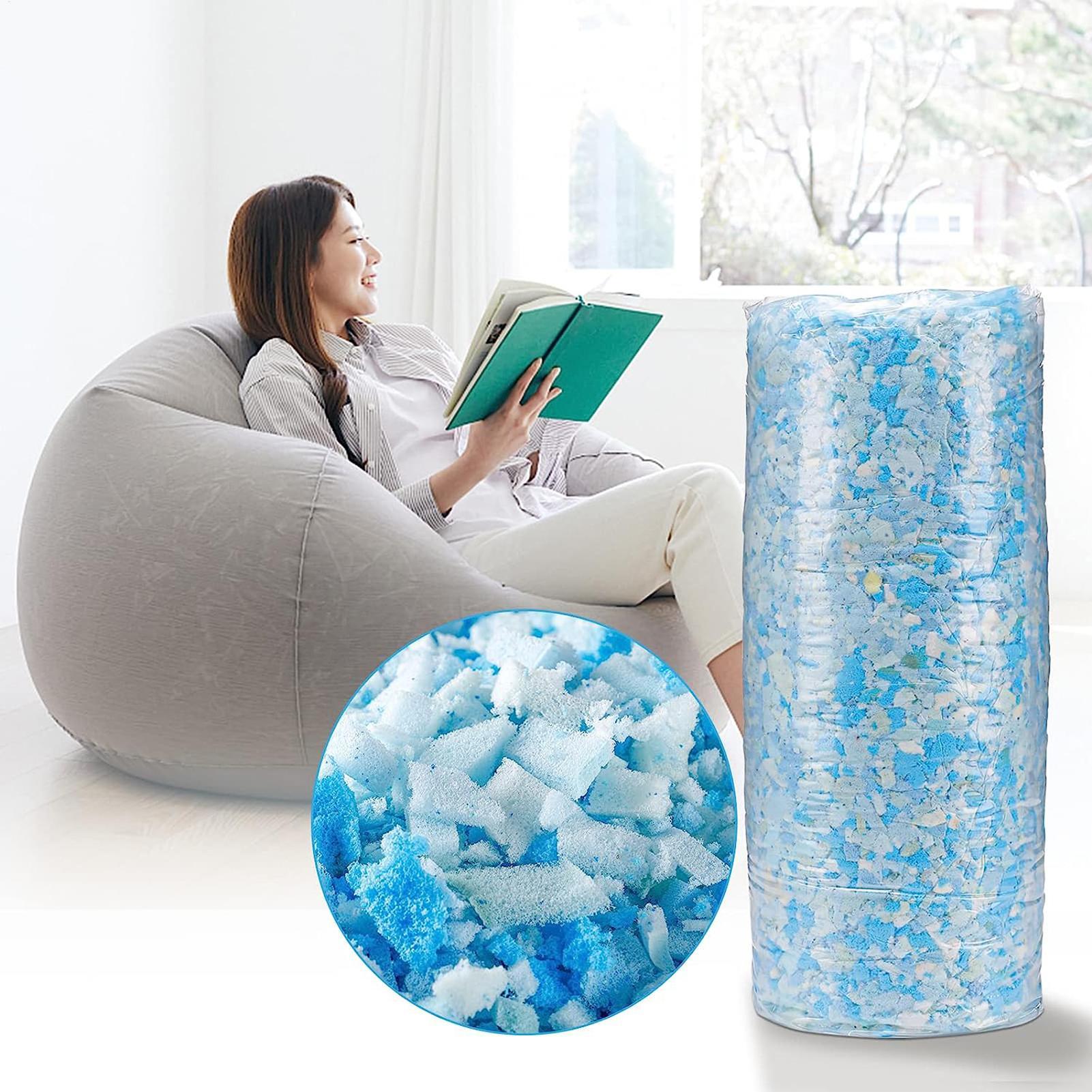 

Memory Foam Bean Bag Filler 5Lbs Shredded Stuffed Foam Filling Couch Cushion Stuffing Stuffed Replacement for Plush Toys Stuffed CN