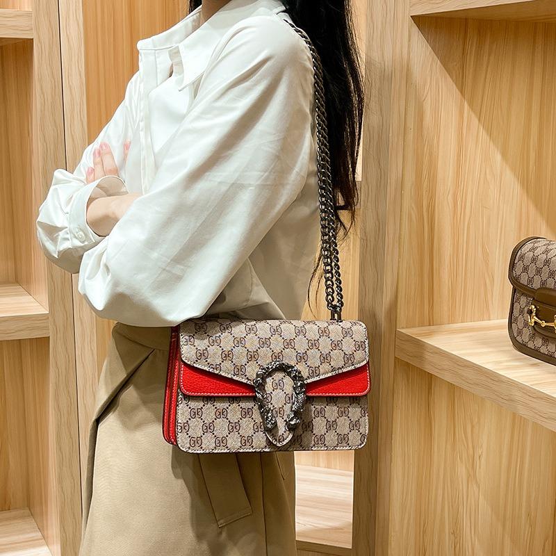 Bacchus bolso de marca famosa bolso de mujer de lujo de alta gama bolso de mensajero nicho de cuero nuevo de marca grande