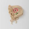 Korean-Style Hand-Knitted Wool Hat for Newborns – Warm, Windproof, and Ear-Protective for Boys and Girls.