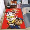 Colorful Cartoon Animal Rug with Red Background for Kids Room Suitable for Use As an Anti-slip for Living Room Bedroom Sofas