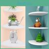 Decorative Wall Corner Shelf Durable And Versatile Perfect For Tile Or White Walls