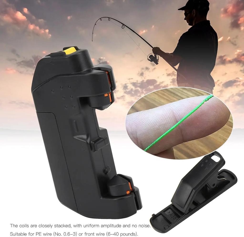 Electric Fishing Line Knotter Quick Assist Luya Fish Hook Line GT Electric Knotter Fishing Reel Fishing Gear Accessories