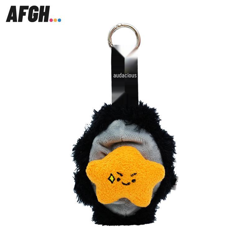 

Original AFGH Seafood Series Plush Pendant Keychain - Funny Sweating Face Backpack Accessory