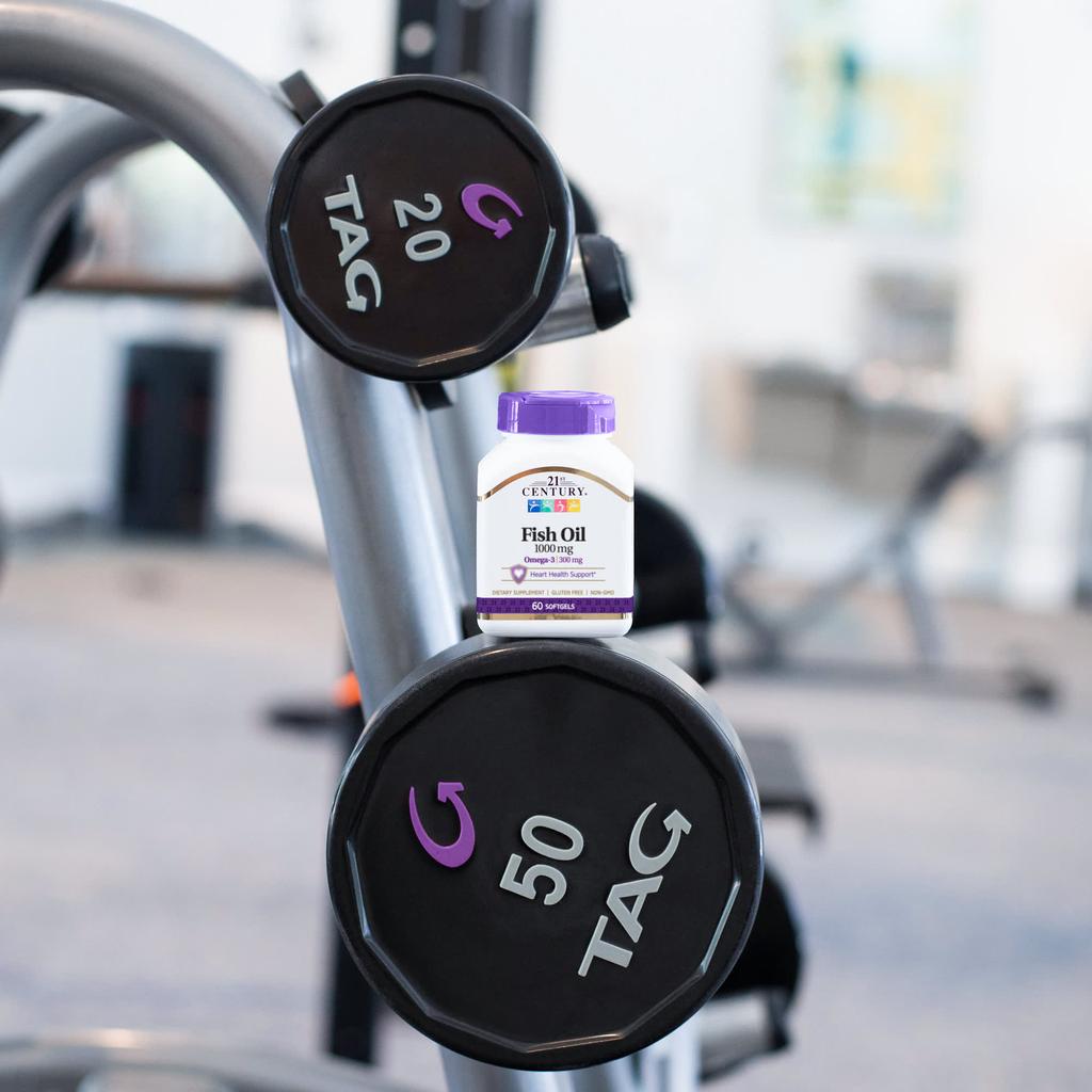 21st Century, Fischöl, 1000 mg, 60 Weichkapseln