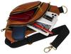 Classic women's hip bag made of eco-friendly material - Peterson