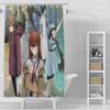 Anime Steins Gate Shower Curtain Waterproof Polyester Fabric Paint Colorful Bath Curtains Home Bathroom Decor Curtain With Hook