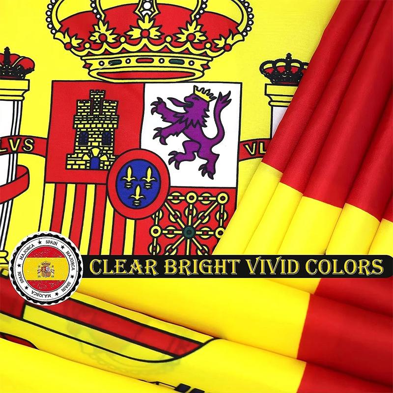 Spain National Polyester Flags Outdoor Decor Christmas Decorations For Home Flag Banner Party Backdrops Wall Art Family Gifts