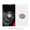 Car Central Control Multimedia Button Cover Trim Knob Sticker For MINI Cooper F55 F56 F57 Countryman Clubman Styling Accessories s3