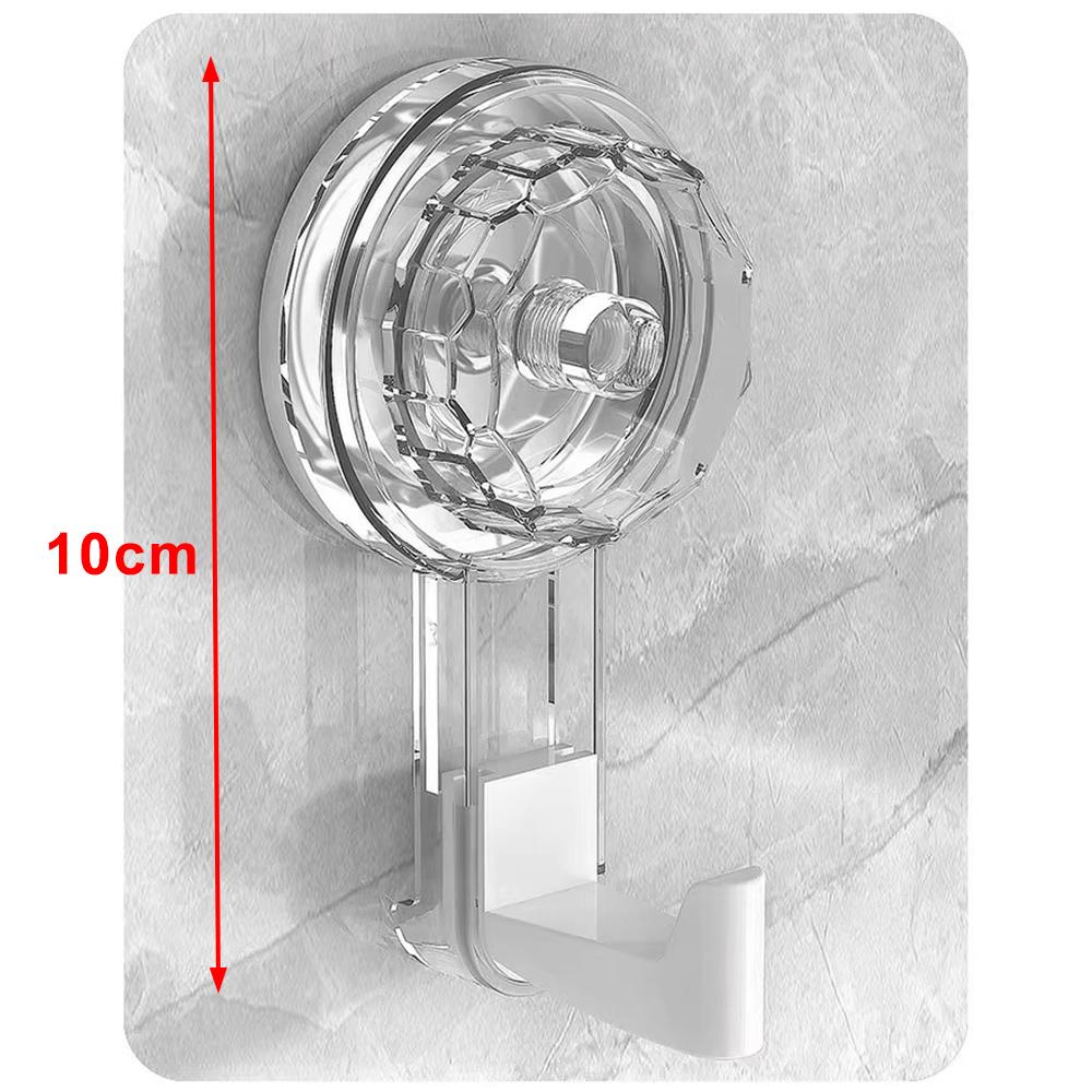 Nail-free Vacuum Hooks Powerful Suction Cup Reusable Storage Hook Heavy Duty Bathroom Kitchen Hanger Traceless Clothes Wall Hook