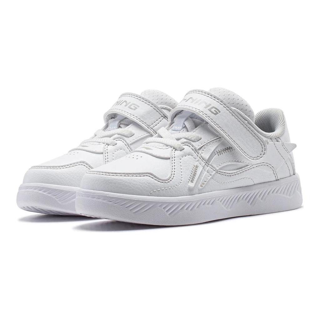 Li Ning Tataler V4 Lightweight Breathable Non-Slip Kids Sneakers Kids sneakers White YKNU030-1
