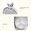 Rotating Makeup Brush Holder Dustproof Makeup Brush Organizer with Sliding Door Cosmetic Tools Beauty Brushes Holder for Vanity Table Bathroom