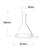 10Pcs Transparent Mini Funnels Small Plastic For Perfume Diffuser Bottle Mini Liquid Oil Funnels Lab Tools