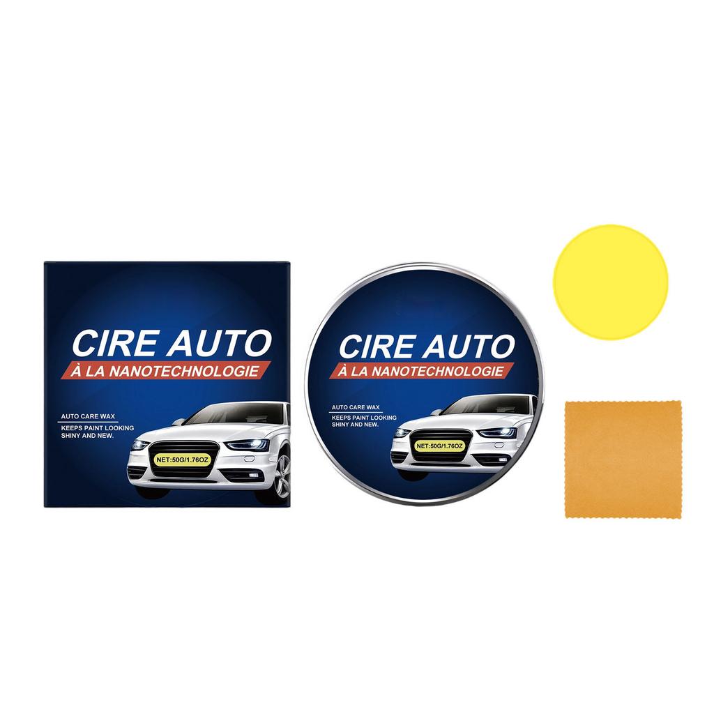 Car Care Wax Set Nano Coating Scratch Polishing Care Paste; Polishing Paste,50g,