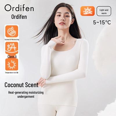 Audifen Women's Seamless Thermal Underwear Set