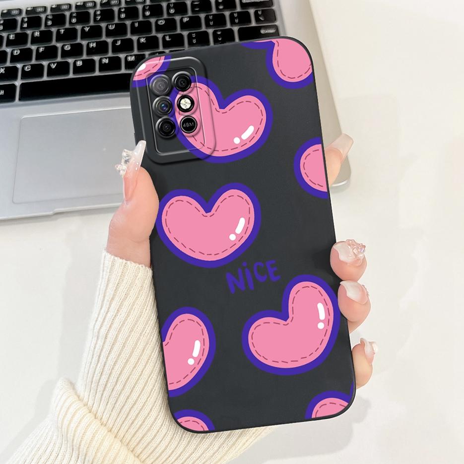 Für Infinix Note 8i Hülle X683 X683B Luxus Kunst Bemalte Abdeckung Weiche TPU Handyhülle Für Infinix Note 8 X692 Note8 Note8i Rückseite