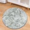 Marble Pattern Round Carpet Modern Marbling Men Adults Bedroom Door Mats Living Room Area Rug Home Balcony Non-slip Floor Mat