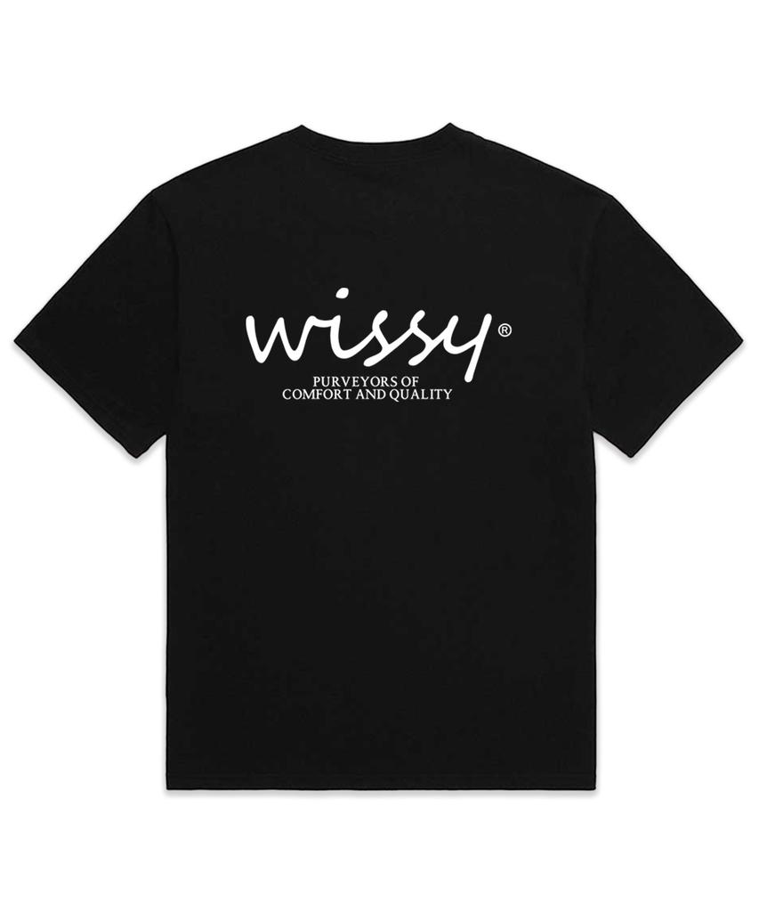 Wissi Basic Logo Short Sleeve T-Shirt (Ws004) Black
