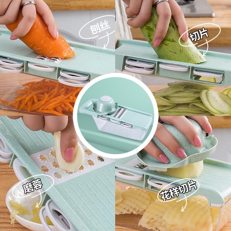 Multi-function Shredder Potato Manual Shred Slicer Home Kitchen Carrot Wire Grater