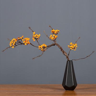 Gałązki sztucznych kwiatów wiśni Real Touch Plastikowe Realistyczna Symulacja Gałązki Sakury Ręcznie Robiony Elegancki Sztuczny Kwiat