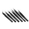 6PCS Anti-Static ESD Tweezers Set - Anti-Magnetic for Electronics & Cake Decorating