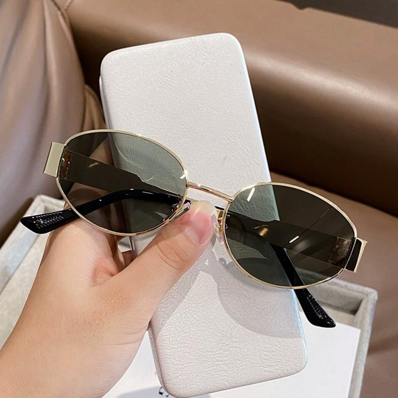 Cat Eye Sunglasses Fashion Street Photo Women's Sun Spectacles Men Ellipse Eyeglasses Outdoor Travel Driving UV400 Goggles Eye Spectacles