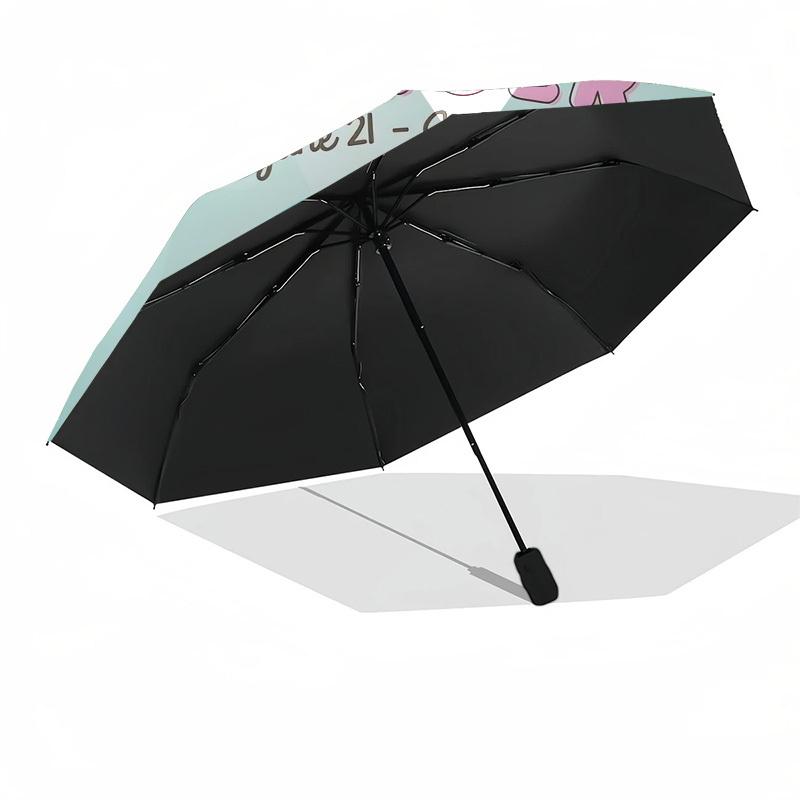 1pc Cancer Zodiac Cute Characters June-July Umbrella with Plastic Handle, Suitable for All Seasons Outdoor YUSAN339