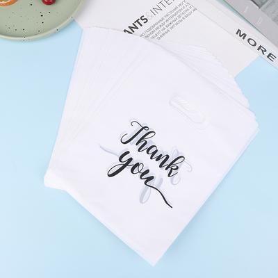 100 Piezas Mini Bolsas de Regalo de Plástico de Agradecimiento Bolsas para Caramelos de Boda Bolsas de Compras Decoración para Fiesta de Boda y Cumpleaños